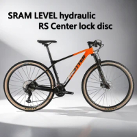 27.5/29 inch carbon fiber MTB hydraulic disc brake Cross Country Bike air shock hardtail Mountain Bicycle RS center lock disc