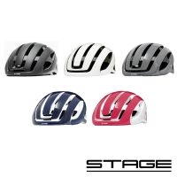 《STAGE》單車安全帽 一體成型 ProNet系列 多色 亞洲頭型/競賽/頭盔/單車/自行車