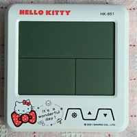 《省您錢購物網》全新~HELLO KITTY日式大螢幕溫濕度計 (HK-851)