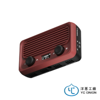 限時★..   YC Onion 洋蔥工廠 Pudding 布丁燈 二代 紅黑色 LED RGB 多彩補光燈 色溫可調 3200-6200K 鋰電池 公司貨【夏日限時 全館點數5倍送】