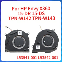 NEW Cooling Fan For HP Envy X360 15-DS DS0011 15-DR DR0004 TPN-W142 TPN-W143 GPU Graphics CPU Cooler Fans L53541-001 L53542-001
