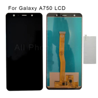 For SAMSUNG GALAXY A7 2018 LCD A750 A750F SM-A750F Display Touch Screen Digitizer Assembly Replacement For SAMSUNG A750 LCD