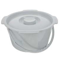 Splash Proof Bucket Commode Chair Portable Spittoon Urine Urinal Bottle with Lid Elderly Plastic Potty Night Urinal Chairs
