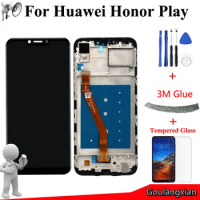 6.3'' AAA Original For Huawei Honor Play COR-L29 LCD Display Touch Screen Digitizer Assembly For honor play Display replace