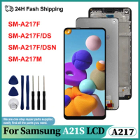 6.5" IPS For Samsung Galaxy A21S LCD A217F SM-A217F A217 Display Touch Screen Digitizer For Samsung A21s Screen Repair Parts
