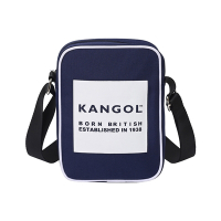 KANGOL 側背包-深藍-6125171080