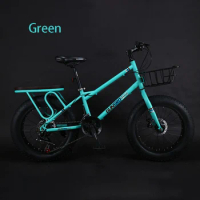20 inch Fat Tire Bicycle Snowmobile 4.0 Fat Tire Mountain Bike Wide Tire Mountain Bicycle Beach Snow Bike Cross Country MTB