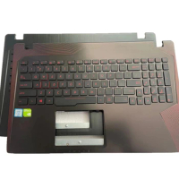 Laptop US/EU/KR/AR Monochrome Backlit Keyboard Upper Cover/Shell for Asus ROG Strix GL553V GL553VW ZX53 FX53V ZX53VM FZ50VD