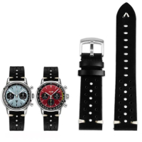 New Vintage Genuine Leather Watchband for Tissot Citizen Hamilton Breitling Breathable Watch Strap Bracelet Men Women 20mm 22mm