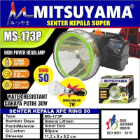 Senter Kepala headlamp + bohlam high power MS-173P Super Terang