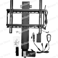 Equipped with Remote Control, Controller, and Installation Components, Modern TV Lifting Bracket 110-240V AC Input TV Bracket