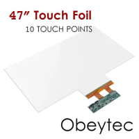 Obeytec 47" Interactive Touch Screen Film, 10 Touch Points, Perfect Match Smart TV, WhiteBoard, Magic Mirror, Advertising Kiosk