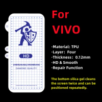 3pcs Hydrogel Film For VIVO X50 X60 X70 X80 Pro Screen Protector For VIVO X Note IQOO 5/8/9/10 S12 V23 Pro Protective Film TPU
