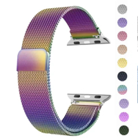 Loop Band for apple watch Strap Ultra 49mm 45mm 44mm 41mm 40mm Metal Wristband bracelet iwatch series 3 4 5 6 7 8 9 SE