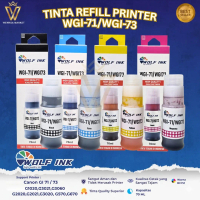 1 Set 4 Warna Tinta GI-71 Wolf Ink Untuk Printer Canon G1730 G2730 G3730 G570 G670 Cetak Cerah, Aman