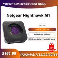 Unlocked M1 Netgear Nighthawk Mr1100 4GX Gigabit LAN/WAN Rj45 LTE Mobile Router 3G 4G Router modem With Sim Slot