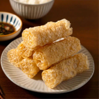 【令田好食】烘烤非油炸鈴鈴卷(非油炸、純黃豆製成的豆皮卷)