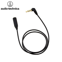 日本Audio-Technica鐵三角立體聲TRRS耳麥延長線AT345iS/0.5(高純度OFC線;24K鍍金插頭;長0.5公尺)耳機音訊音源線