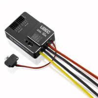 Hobbywing UBEC 25A Support 3-18S Lithium Battery External BEC Input 3-18S Lipo for DIY FPV Mini Racing Quadcopter Drone