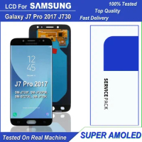 5.5" Super AMOLED Display For Samsung Galaxy J730 J730F J730G LCD Touch Screen Digital Assembly For Galaxy J7 Pro 2017 Display