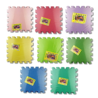 台灣製 衛生安全地墊(9片裝) 巧拼 素色地墊 彩色地墊 遊戲墊 兒童地墊 超取限購2包