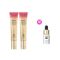 【AHC】大馬士革玫瑰全臉六角修護緊緻眼霜40ml-2入組(粉紅眼霜/玫瑰眼霜/12代眼霜/緊緻/抗紋)
