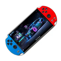 Handheld Game Console TV Game Console With 7-Inch High-Definition Large Screen Audio Video Game Console With Dual Control Mode