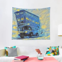 Magic Transport Knight Bus Sticker Room Aesthetic Decoration Home Outdoor Decor Tapestry Funny Living Room Decoration Tapestry