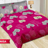 Bed Cover Bedcover Set Bonita Flat 180x200 King No.1 Motif Annisa