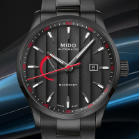 MIDO美度 官方授權 MULTIFORT先鋒系列 經典動力顯示機械腕錶 禮物推薦 畢業禮物 42mm/M0384243305100