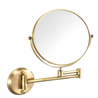 【LUCKY ROOM】led化妝鏡 可折疊伸縮鏡子 美容鏡(浴室酒店高清梳妝)
