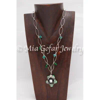 Kalung Unik manik gelas Bintang