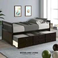 Divan Kayu Jati Tempat Tidur Minimalis Dipan 2 in 1 Dipan anak 100×200