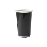 【JIA 品家】虹彩鋼 琺瑯雙層環保隨行杯350ml(黑色)