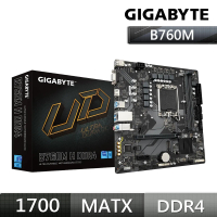 【GIGABYTE 技嘉】B760M H DDR4 主機板+技嘉 GP-UD750GM 750W 電源供應器(組合6-5)