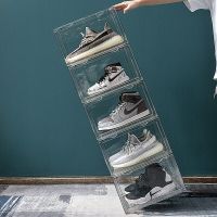 收納架 透明鞋盒塑料籃球鞋收納盒防塵鞋防氧化鞋架鞋墻