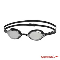 【SPEEDO】成人競技鏡面泳鏡 SPEEDSOCKET(黑)