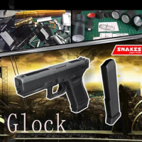 CS 3D Assembly Paper Glock 17 Glock 18 Model Gun Miniature Model Building Blocks Toy Gift for Boy Kids A305