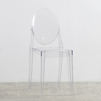 【HappyLife】水晶透明椅 多色 Y11464(椅子 餐椅 壓克力椅 塑膠椅 凳子 水晶透明椅子 ins風椅子)
