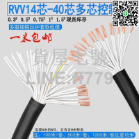 【貨屋七號】多芯控制線RVV16芯20芯芯0.3平方30芯40芯0.5/0.75/1平方信號線