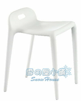 ╭☆雪之屋居家生活館☆╯PP-615餐椅白色(PP塑料)BB386-5#3146B