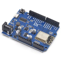 ESP-12 WeMos D1 UNO R3 CH340 CH340G WiFi Development Board Based ESP8266 Shield Smart Electronic PCB For Arduino Compatible IDE
