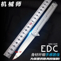 High-hardness outdoor folding knife, multifunctional camping knife, portable high-hardness folding k