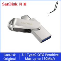 Sandisk Type C OTG USB Flash Drive 128GB Pendrive 128GB 64gb 32gb 256gb 512gb 1TB Pen Drive 3.1 USB Stick Disk on Key Memory