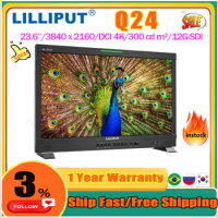 LILLIPUT Q24 23.6 inch 4K 12G-SDI With HDMI-compatible 2.0 Input Professional Broadcast Production Studio Monitor 3D-LUT HDR