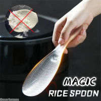 Non-stick Spoon TPX Resin Rice Spoon Transparent Rice Spoon Rice Cooker Spatula Multi-purpose for Cooking Sushi