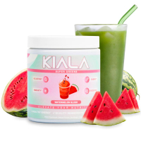 ผงออร์แกนิกซูเปอร์กรีนส์ Kiala Nutrition พร้อมสาหร่ายสไปรูลิน่าและคลอเรลลา สำหรับการย่อยสลายอาหาร สุ