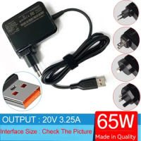 3.25A 20V 65W Laptop Ac Adapter Charger For Lenovo ADL65WLG Yoga 3 14, Yoga 3-1470 (Only for Core i5, i7) 3 Pro-1370