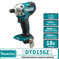 Makita DTD156Z 18V Cordless Impact Driver LXT Li-ion Screwdriver Brushless 2500RPM Rechargeable Electric Drill Driver Power Tool
