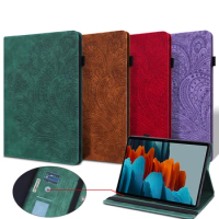 Tablet Case For Samsung tab s6 Lite 10.4 inch 220 SM-P610/P615 3D Flower Folio Shell Cover Magnetic Case For samsung tab s6 lite